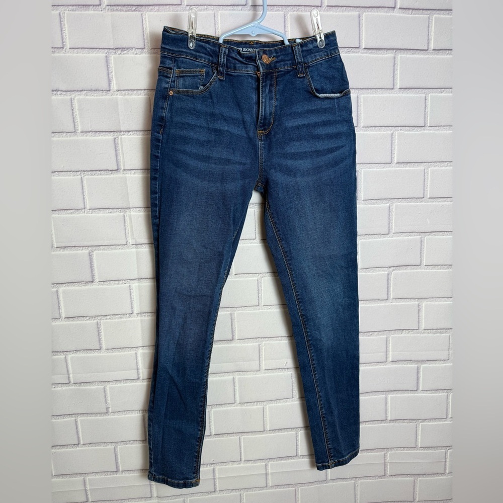 Girls Skinny Jeans Size 10-11 yr Classic Blue Denim